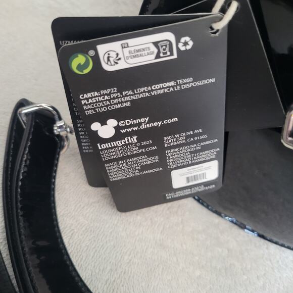 Loungefly Disney Spooked Mickey Mouse Convertible Mini Backpack Purse Glow dark - Picture 7 of 9